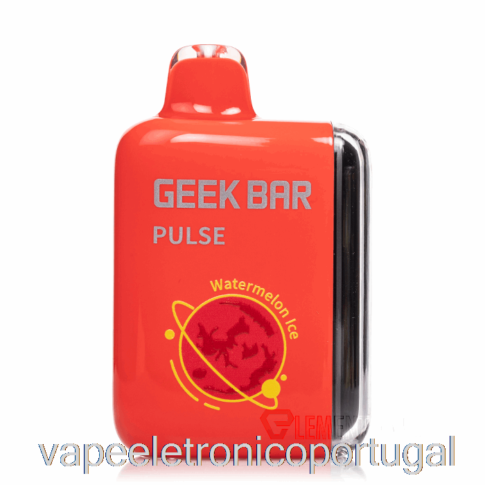 Vape Eletrônico Geek Bar Pulse 15000 Descartável Melancia Gelo